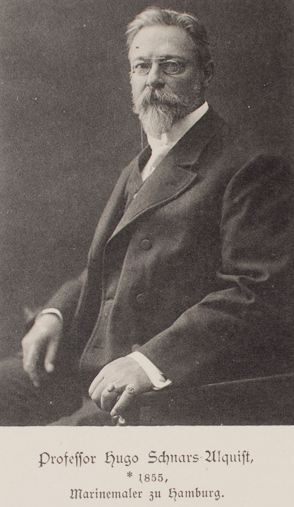 Porträt von Carl Wilhelm Hugo Schnars-Alquist