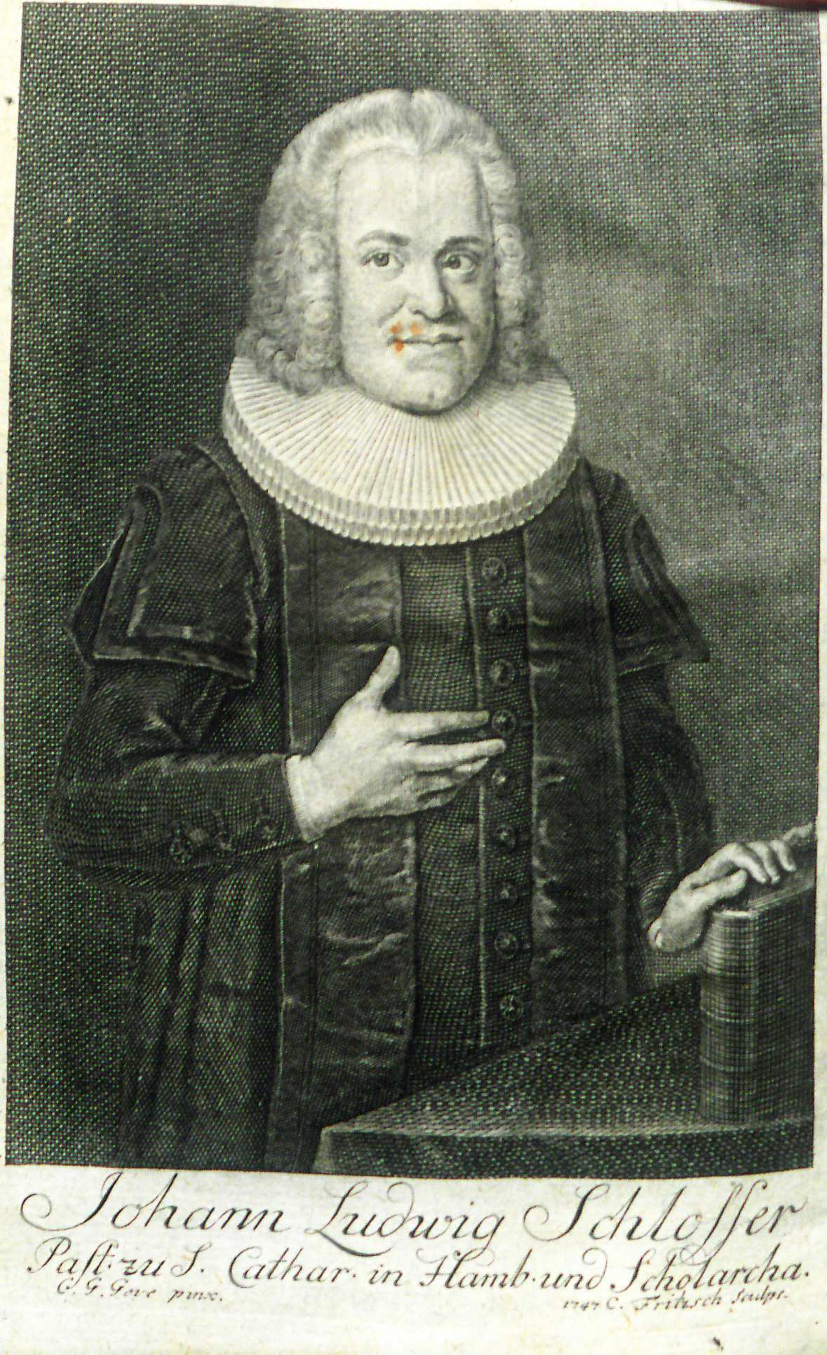 Porträt von Johann Ludwig Schlosser senior