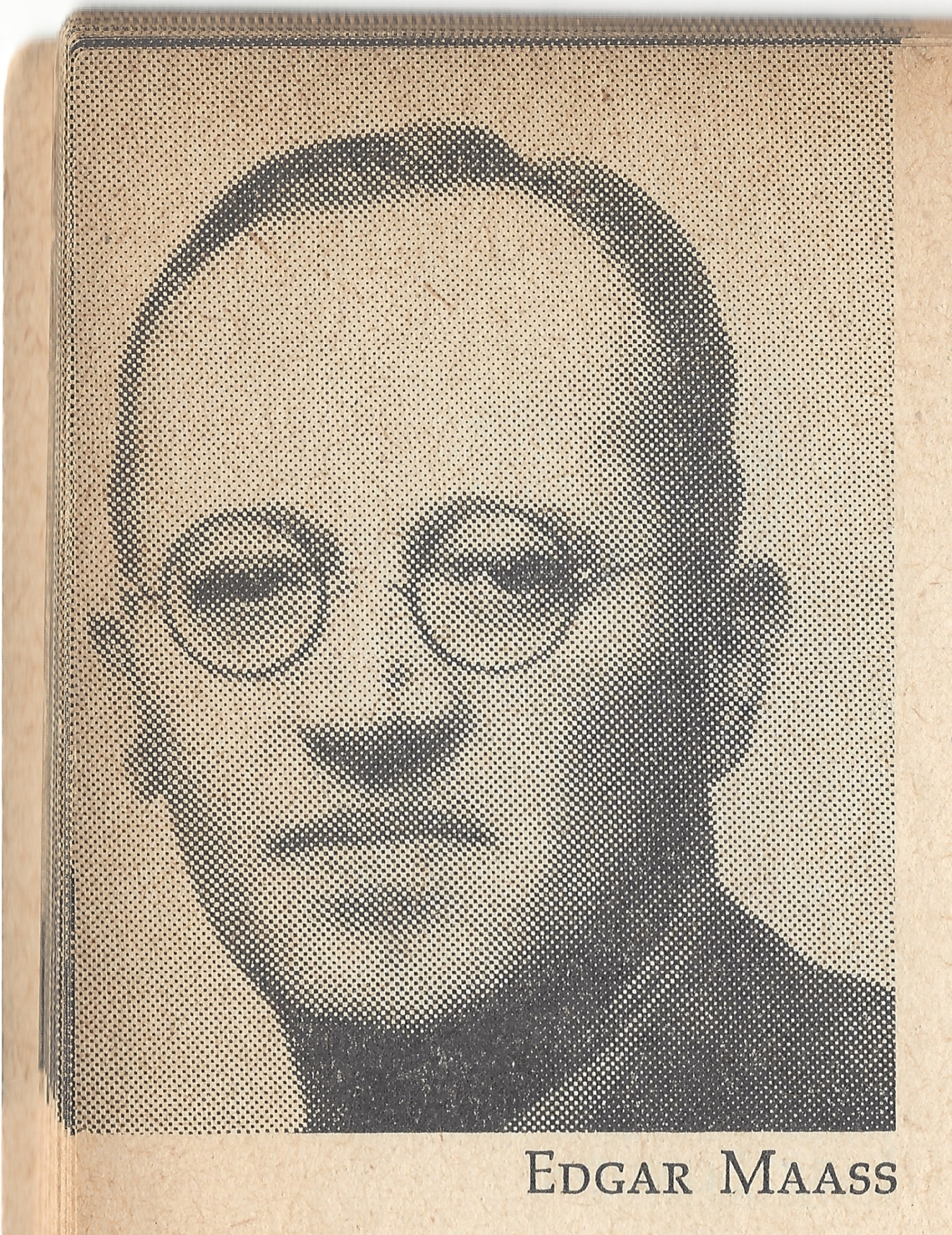 Porträt von Dr. med, Dr. Ing Edgar Maass