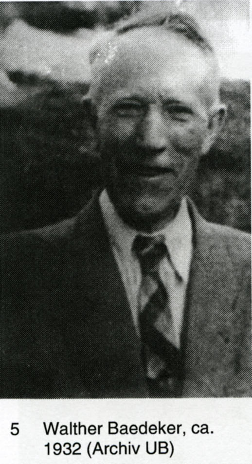 Porträt von Walther Baedeker