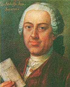 Porträt von Johann Adolph Hasse