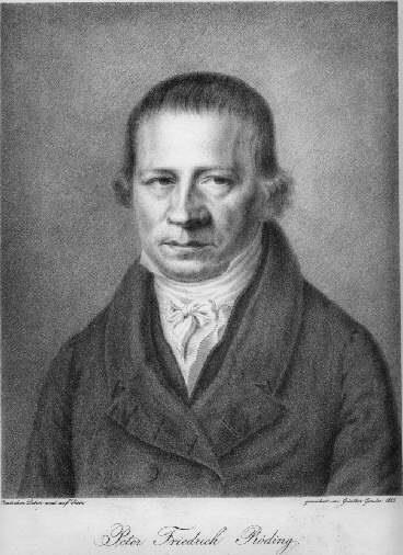 Porträt von Peter Friedrich Röding