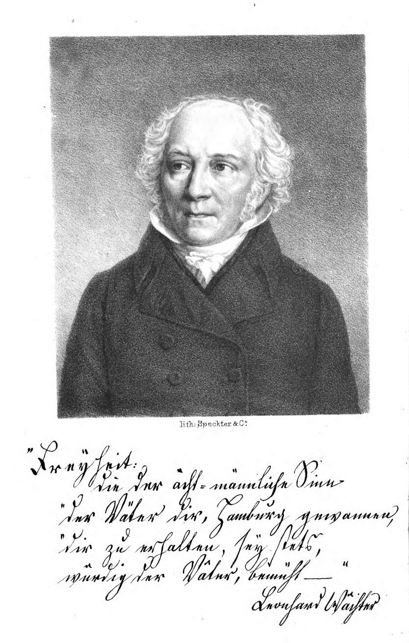 Porträt von Leonhard Georg Philipp Ludwig Wächter