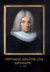 Porträt von Matthaeus Schlüter
