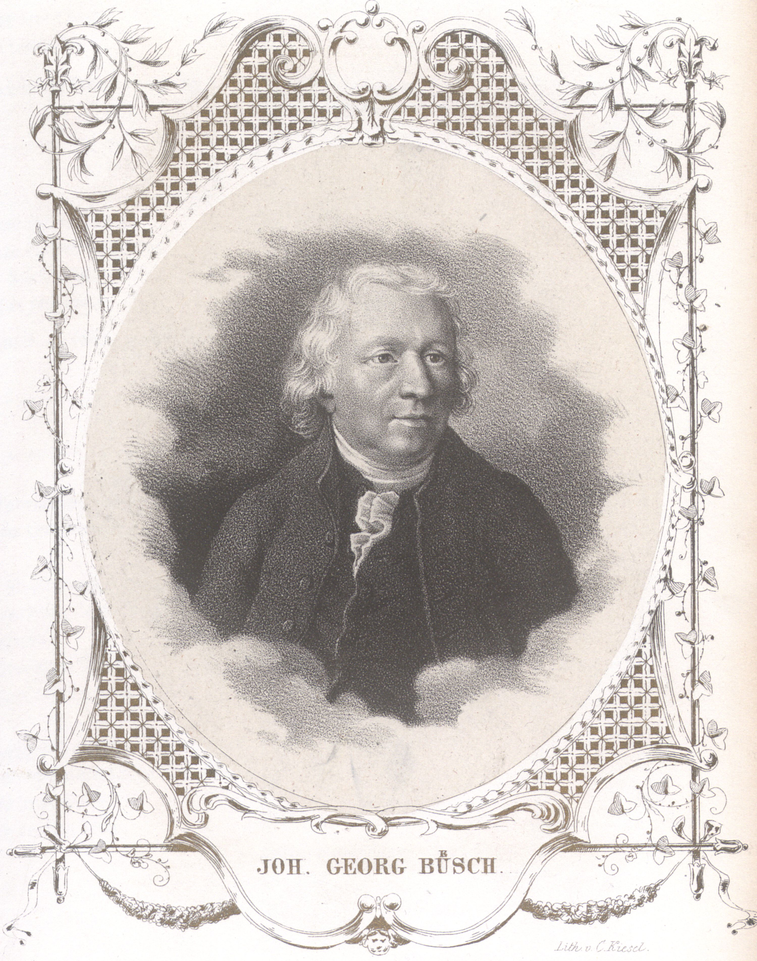 Porträt von Johann Georg Büsch