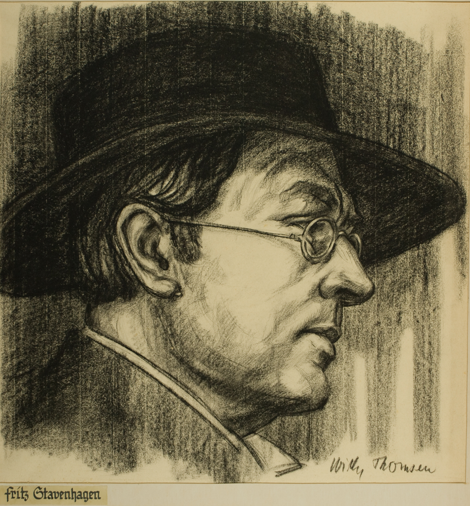 Porträt von Fritz Stavenhagen