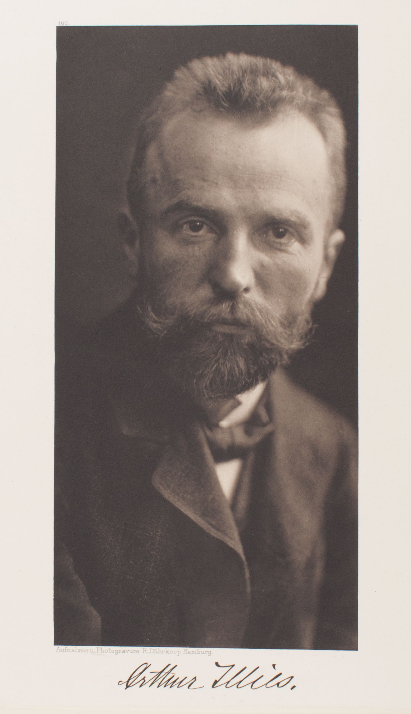 Porträt von Professor an der Landeskunstschule Arthur C. W. Illies