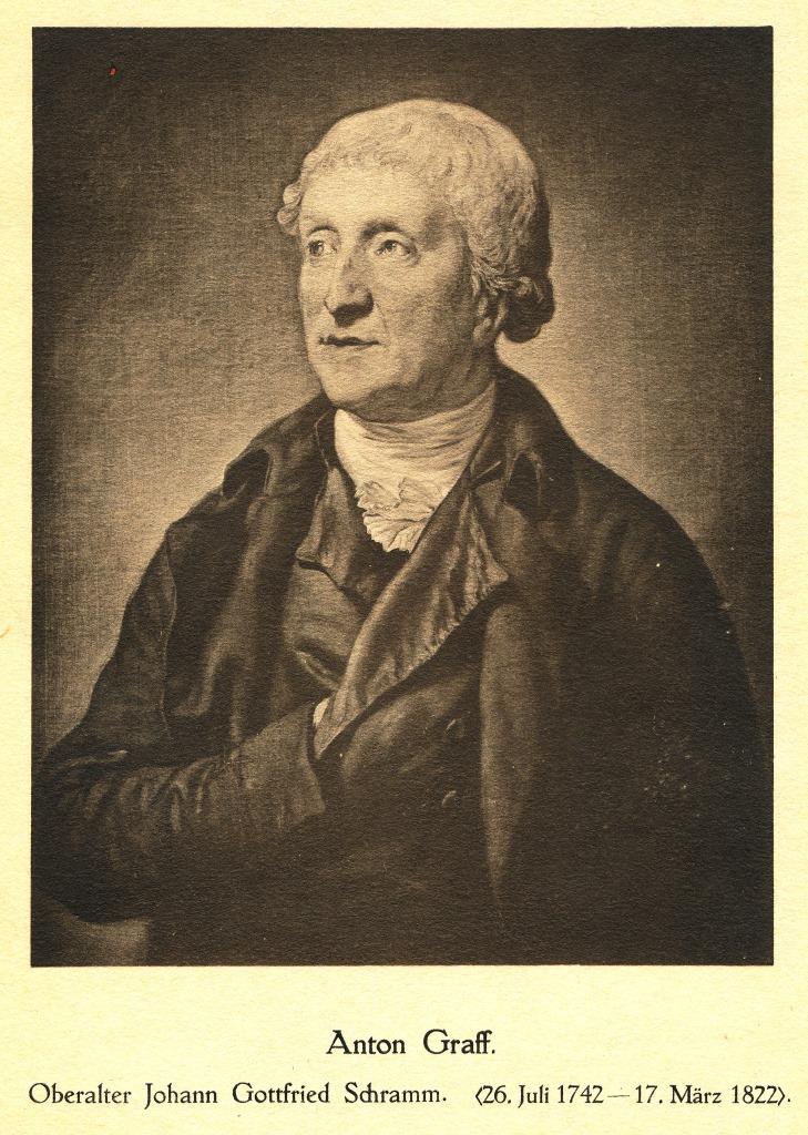 Porträt von Johann Gottfried Schramm