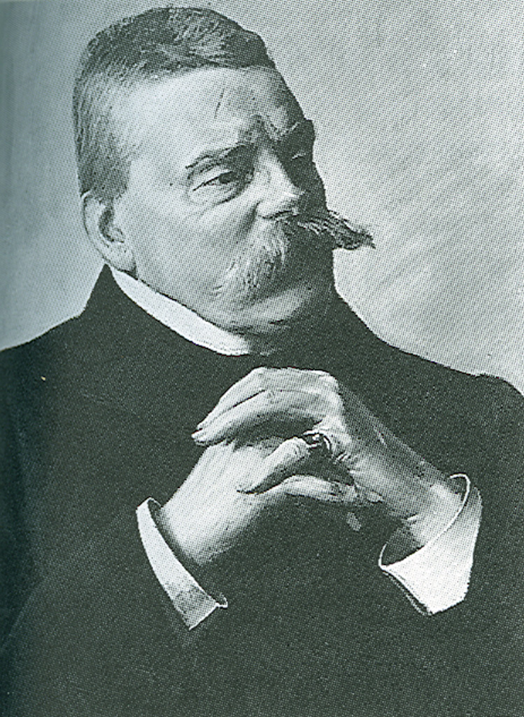 Porträt von Detlev von Liliencron