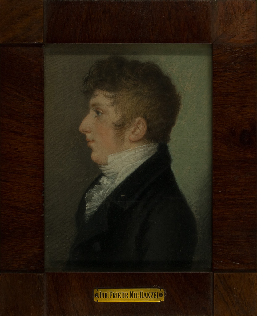 Porträt von Johann Friedrich Nikolaus Danzel