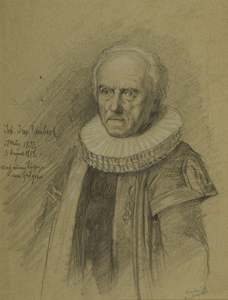 Porträt von Johann Jacob Rambach