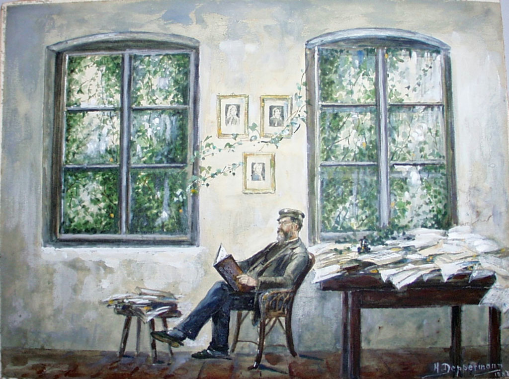 Porträt von Dr. Franz Karl Friedrich Chrysander