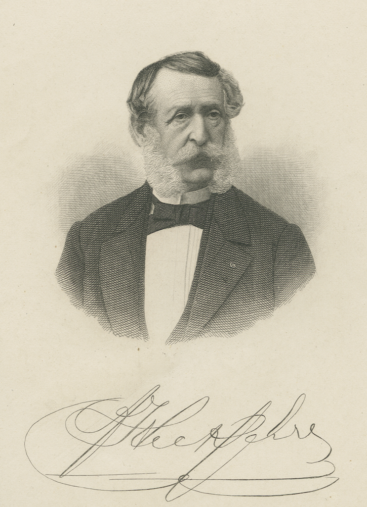 Porträt von Dr. Johann Gustav Wilhelm Moritz Heckscher
