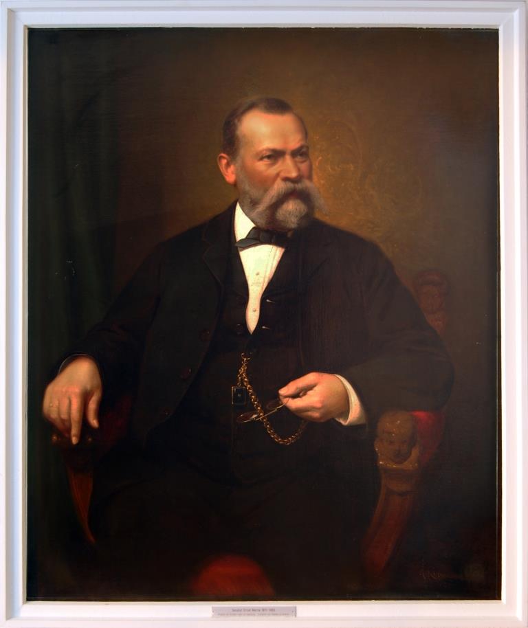Porträt von Ernst Freiherr von Merck